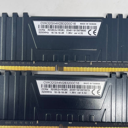 Corsair Vengeance 32GB (2x16GB) RAM DDR4 2133MHz CMK32GX4M2B3200C16