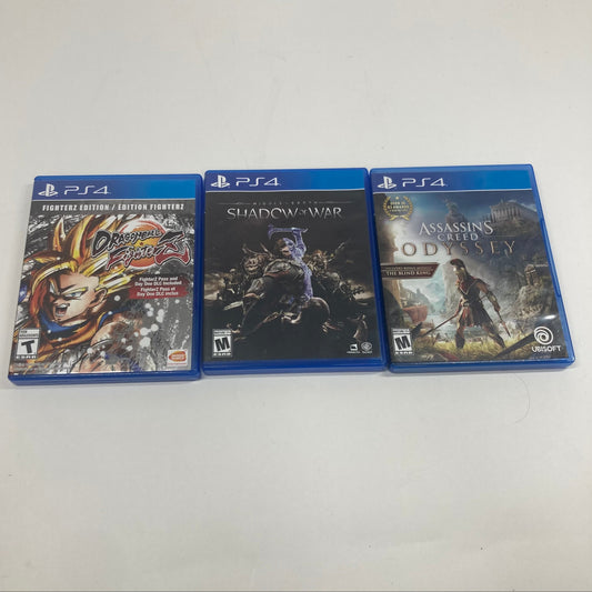 Lot of 3 Sony  PS4 Games