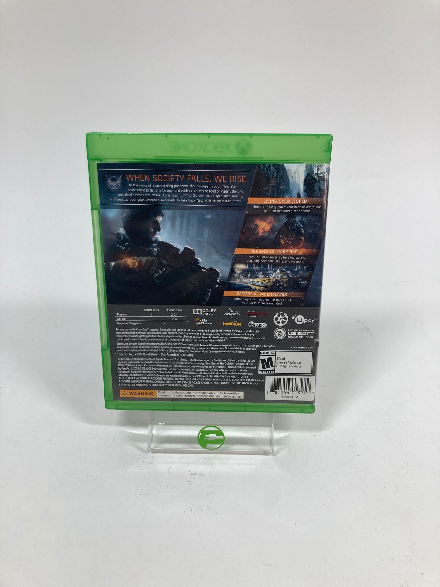 Tom Clancy's The Division (Microsoft Xbox One, 2016)