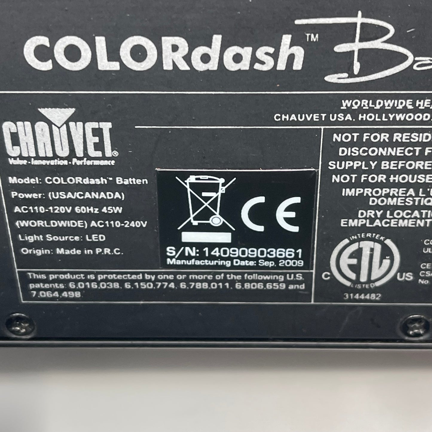CHAUVET COLORdash Batten