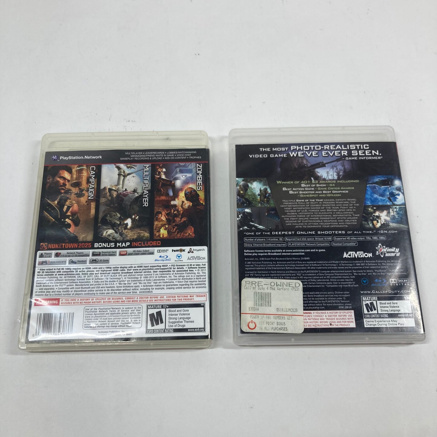 Lot of 2 Sony PlayStation 3 PS3 Games
