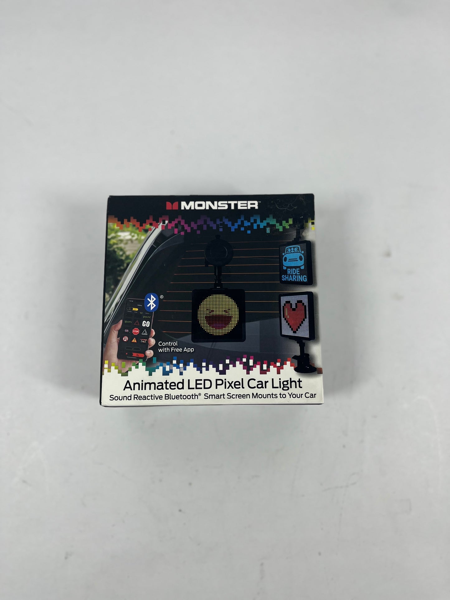 Monster Animated LED Pixel Car Light
