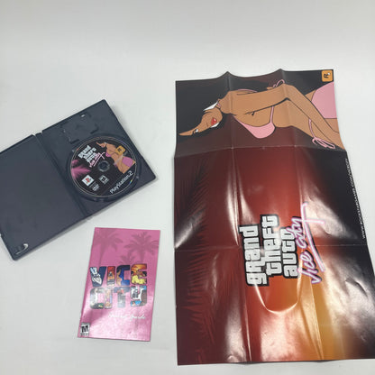 Grand Theft Auto Vice City (w/ Tourist Guide & Map) (Sony PlayStation 2 PS2, 2002)