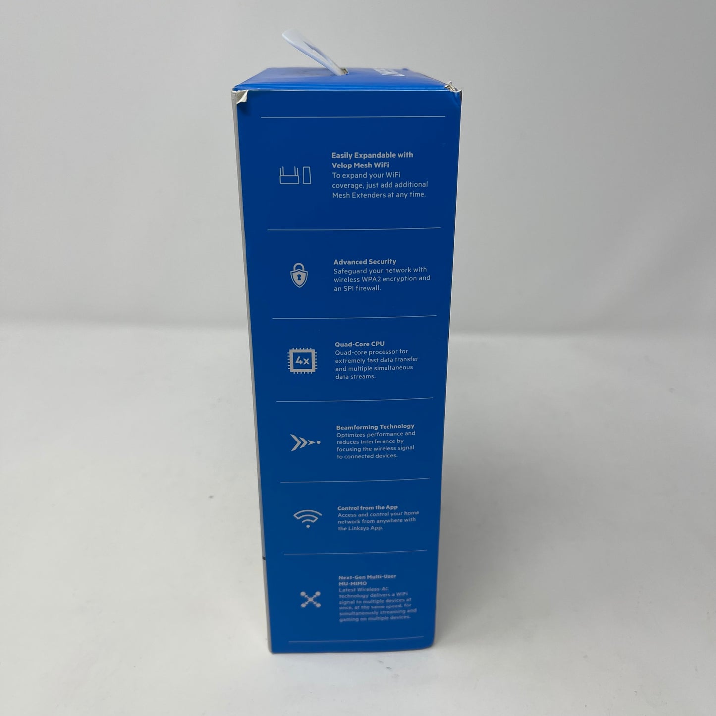 LINKSYS VELOP Dual-Band Add-On Mesh Extender AC1300