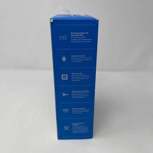 LINKSYS VELOP Dual-Band Add-On Mesh Extender AC1300