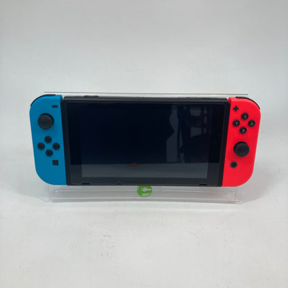 Nintendo Switch v2 Video Game Console HAC-001(-01) Red/Blue (With Controller + Dock )