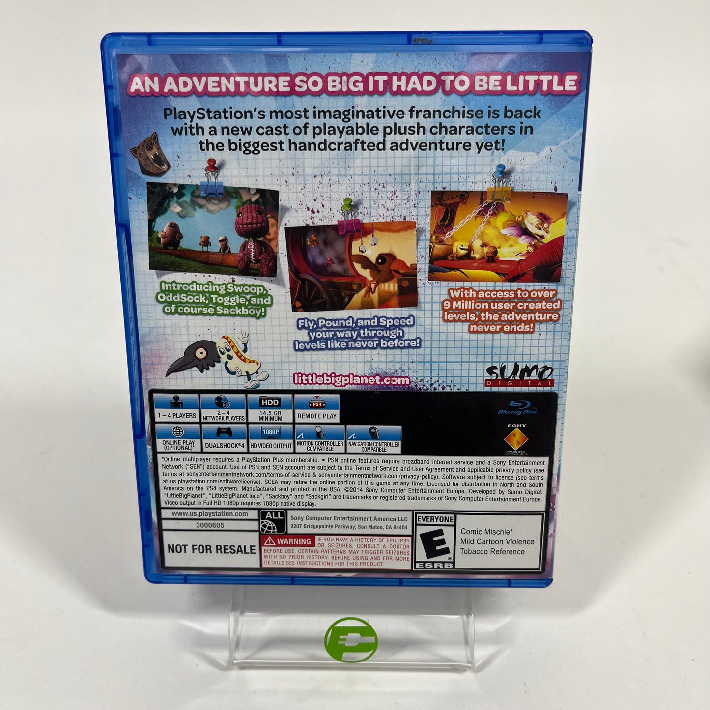 LittleBigPlanet 3: Day 1 Edition (Sony PlayStation 4 PS4, 2014)