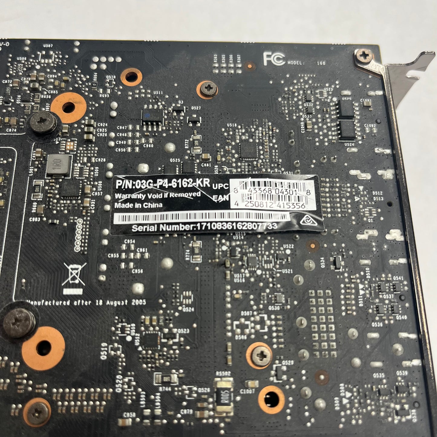 NVIDIA GeForce GTX 1060 6GB GDDR5 Graphics Card 03G-P4-6162-KR