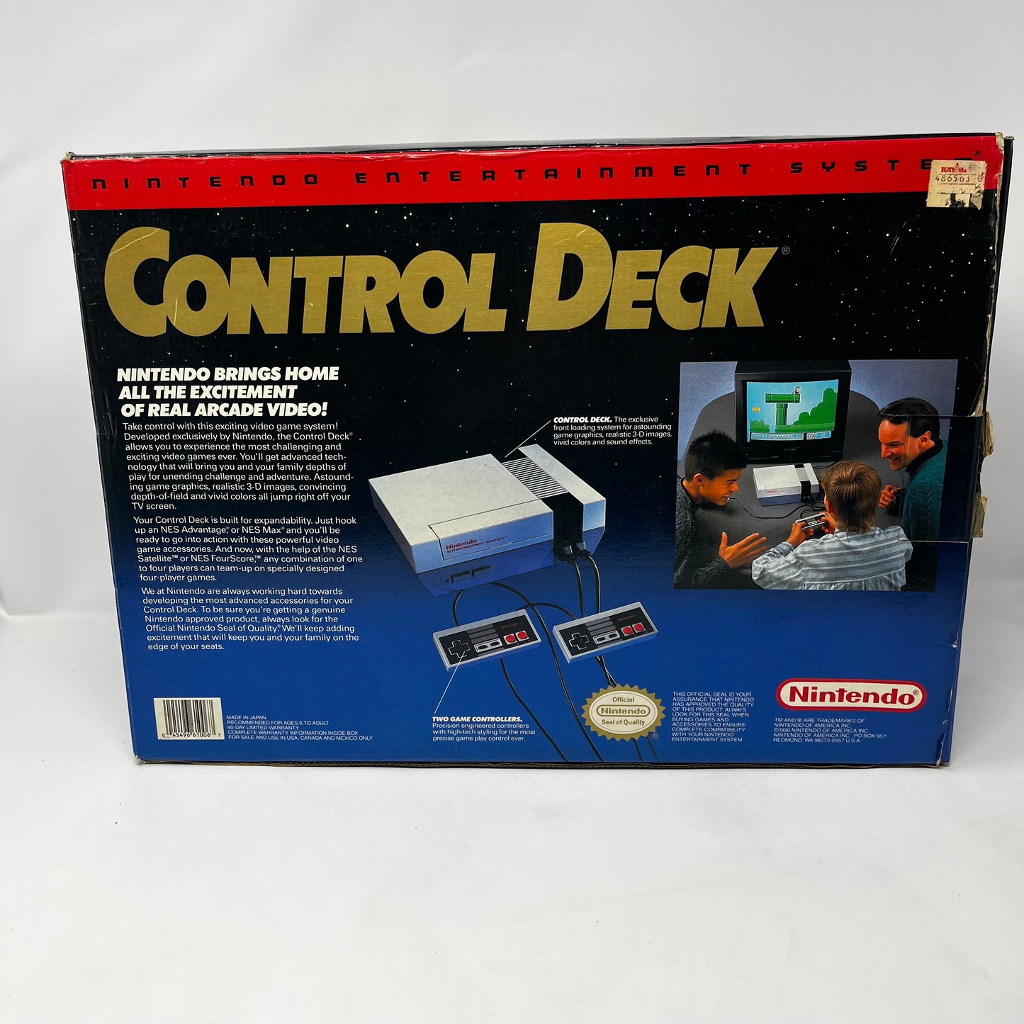 Nintendo Entertainment System NES Console Gaming System NES-001 Gray