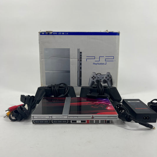 In Box Sony PlayStation 2 Slim PS2 Silver