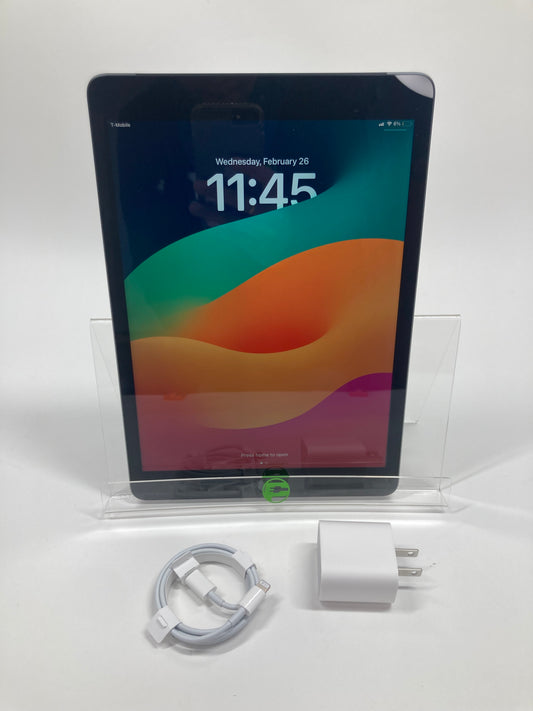 Unlocked Apple iPad 9th Gen 64GB 17.4.1 Space Gray MK663LL/A