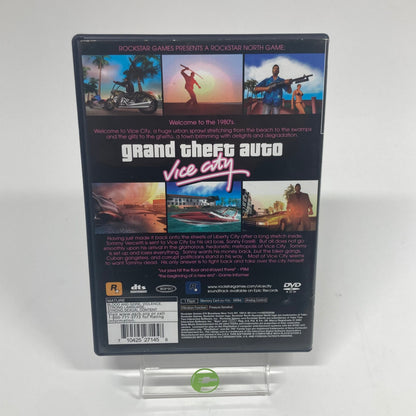 Grand Theft Auto Vice City (w/ Tourist Guide & Map) (Sony PlayStation 2 PS2, 2002)