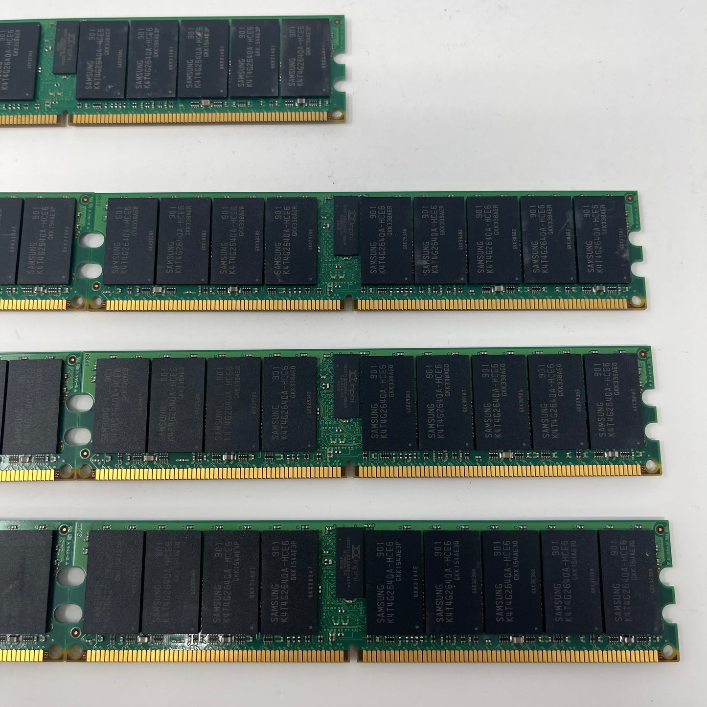 Lot of 7 Samsung 5300P 8GB RAM DDR2 5300 PC2-5300P-555-12-K3 Server Memory