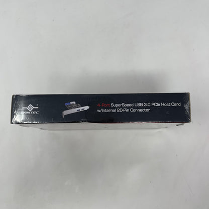 New Vantec 4 Port SuperSpeed USB 3.0 PCIe Host Card w/ Internal 20 Pin Connector