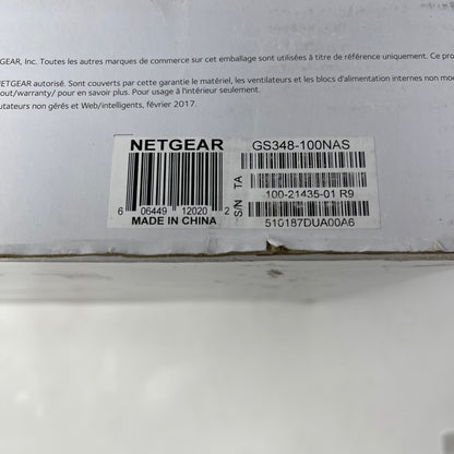 Netgear 300 Switch Series 48-Port Gigabit Unmanaged Switch GS348