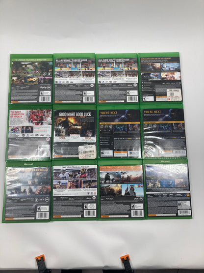 Lot of 12 Microsoft Xbox One Games