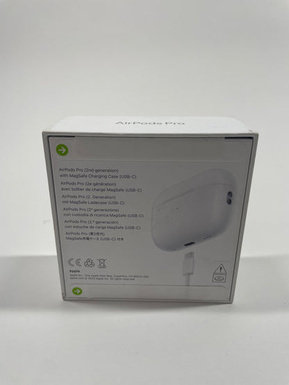 New Apple AirPods Pro 2nd Gen with MagSafe Charging Case A2968 A3048 A3047 MTJV3LL/A