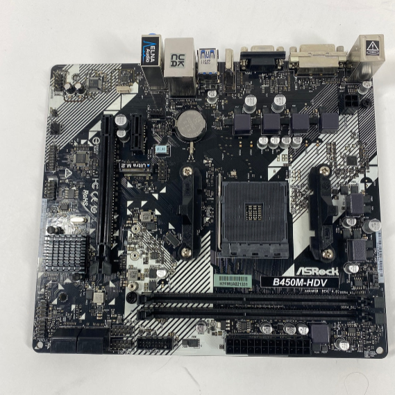 AsRock B450M-HDV AM4 MicroATX Intel DDR4 Motherboard