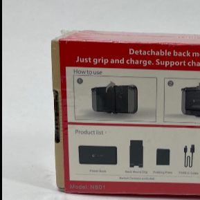 New GuliKit 10000 mAh Detatchable Back Mount Power Bank Black