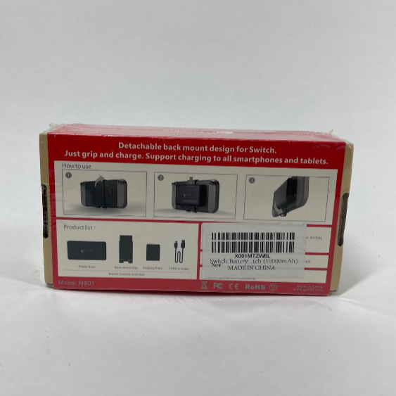 New GuliKit 10000 mAh Detatchable Back Mount Power Bank Black