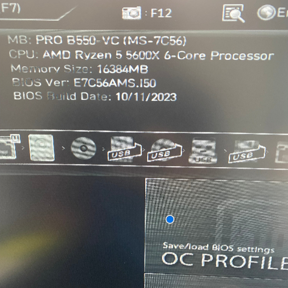 NZXT ms-7c56  Ryzen 5 5600X 4.6GHz 16GB RAM 1TB NVMe SSD GeForce RTX 4070