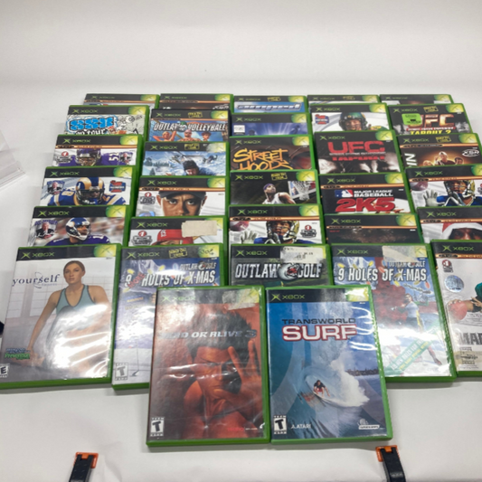 Lot of 32 Microsoft Original Xbox Games